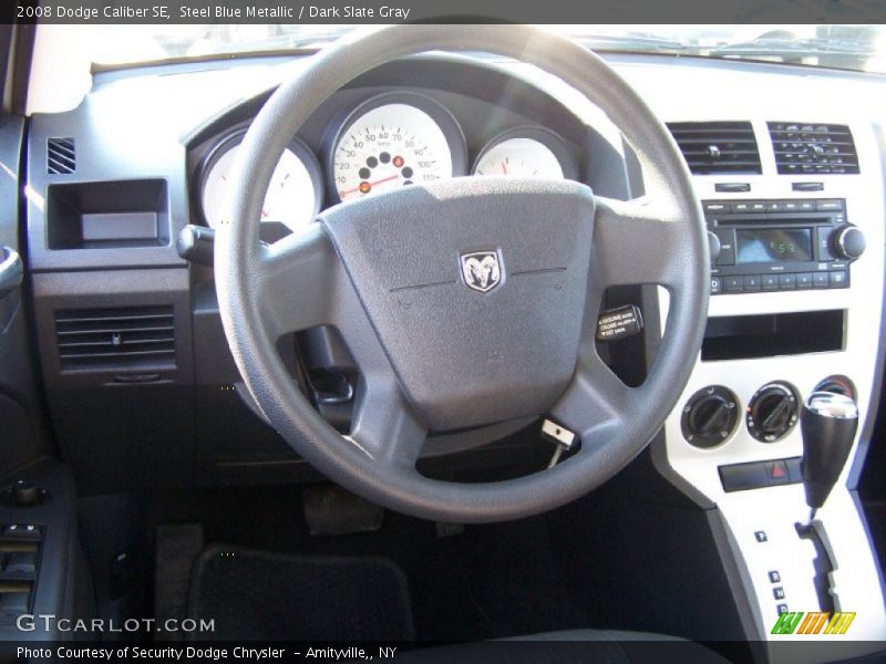 Steel Blue Metallic / Dark Slate Gray 2008 Dodge Caliber SE