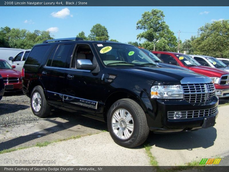 Black / Stone 2008 Lincoln Navigator Luxury 4x4