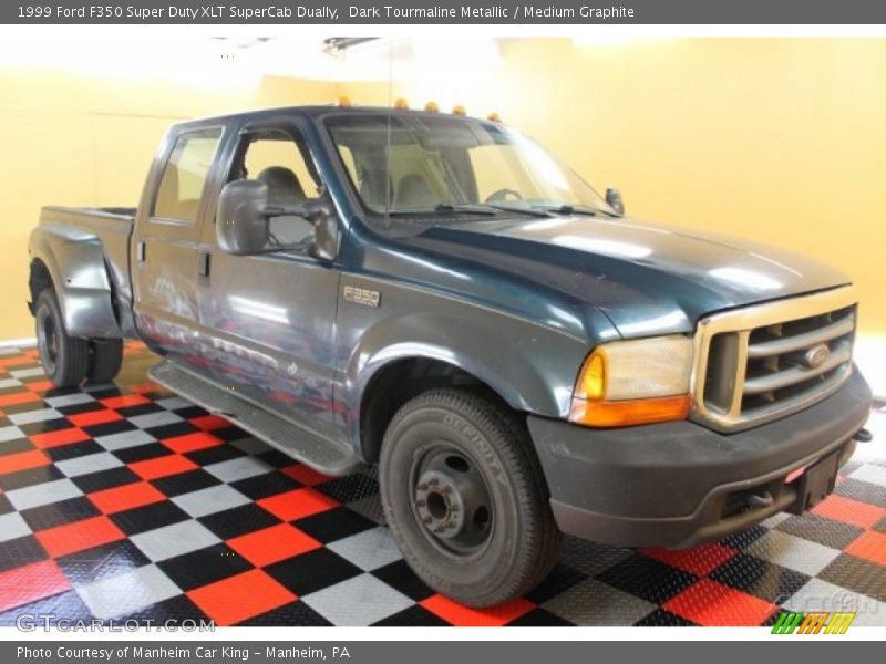 Dark Tourmaline Metallic / Medium Graphite 1999 Ford F350 Super Duty XLT SuperCab Dually