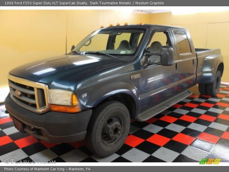 Dark Tourmaline Metallic / Medium Graphite 1999 Ford F350 Super Duty XLT SuperCab Dually