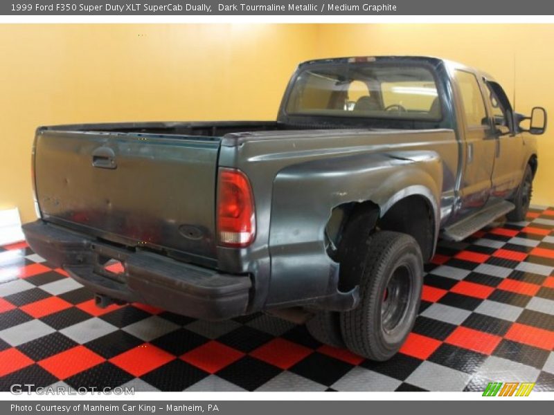 Dark Tourmaline Metallic / Medium Graphite 1999 Ford F350 Super Duty XLT SuperCab Dually
