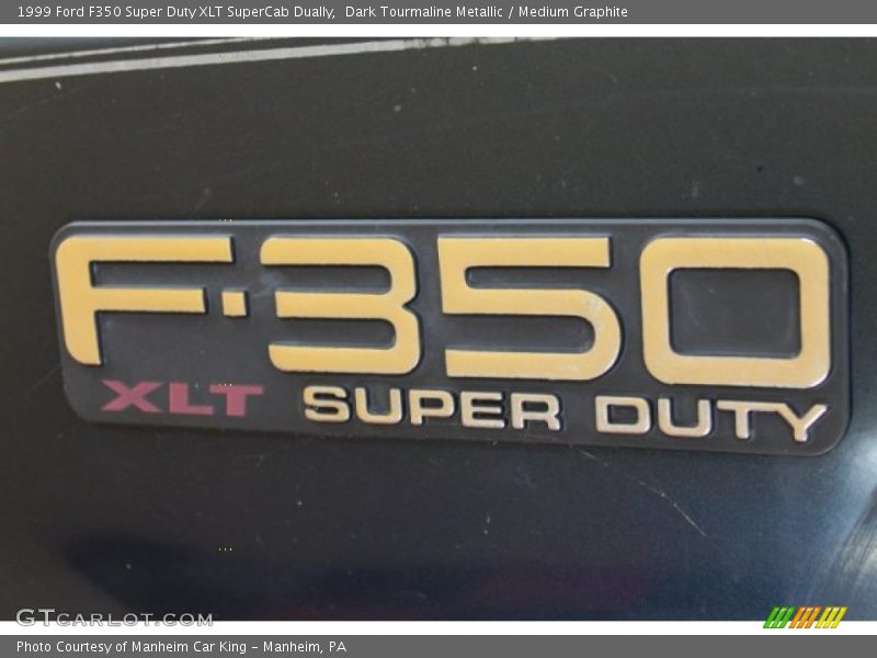Dark Tourmaline Metallic / Medium Graphite 1999 Ford F350 Super Duty XLT SuperCab Dually