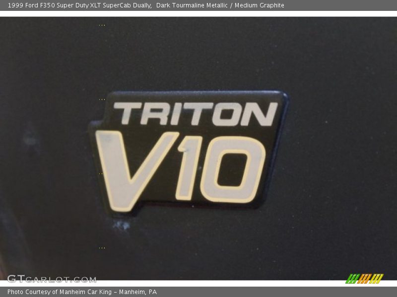 Dark Tourmaline Metallic / Medium Graphite 1999 Ford F350 Super Duty XLT SuperCab Dually