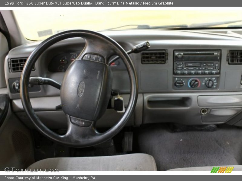 Dark Tourmaline Metallic / Medium Graphite 1999 Ford F350 Super Duty XLT SuperCab Dually