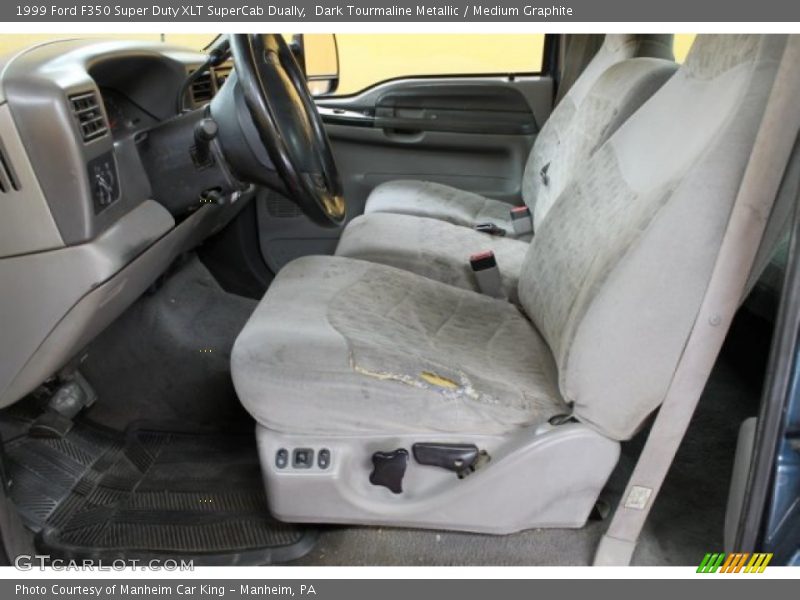 Dark Tourmaline Metallic / Medium Graphite 1999 Ford F350 Super Duty XLT SuperCab Dually