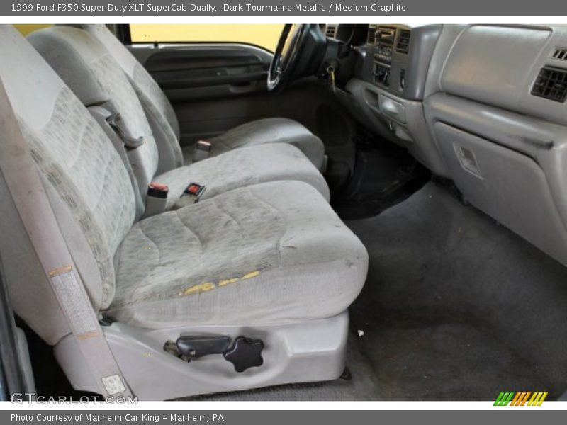 Dark Tourmaline Metallic / Medium Graphite 1999 Ford F350 Super Duty XLT SuperCab Dually