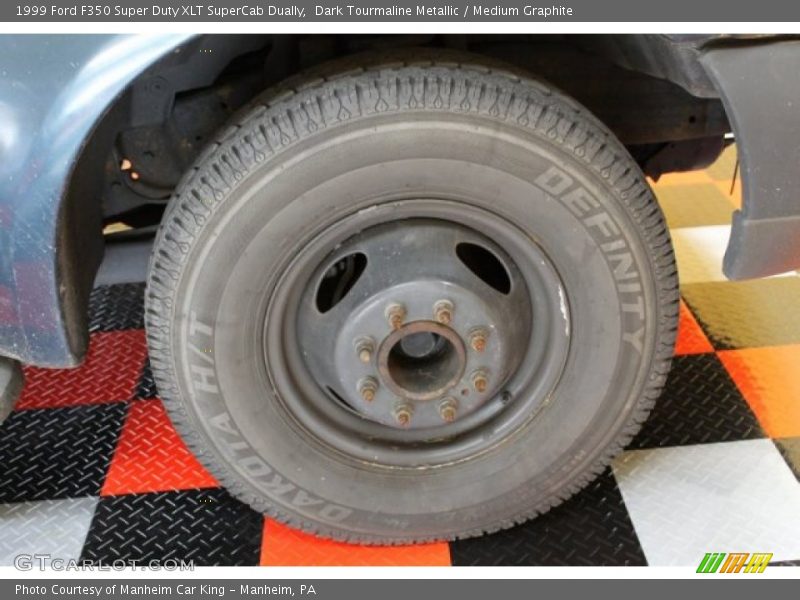 Dark Tourmaline Metallic / Medium Graphite 1999 Ford F350 Super Duty XLT SuperCab Dually