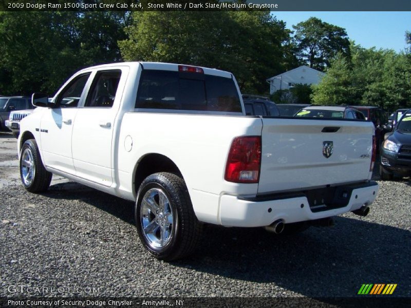 Stone White / Dark Slate/Medium Graystone 2009 Dodge Ram 1500 Sport Crew Cab 4x4