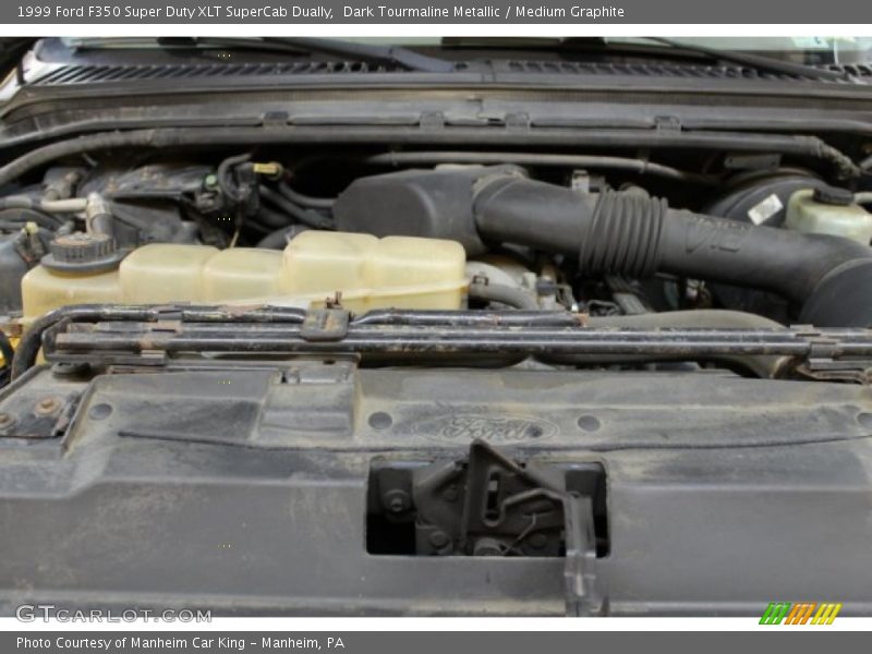 Dark Tourmaline Metallic / Medium Graphite 1999 Ford F350 Super Duty XLT SuperCab Dually