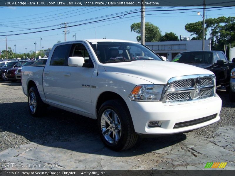 Stone White / Dark Slate/Medium Graystone 2009 Dodge Ram 1500 Sport Crew Cab 4x4