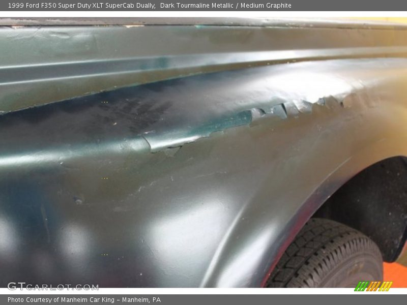 Dark Tourmaline Metallic / Medium Graphite 1999 Ford F350 Super Duty XLT SuperCab Dually