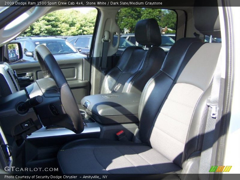 Stone White / Dark Slate/Medium Graystone 2009 Dodge Ram 1500 Sport Crew Cab 4x4