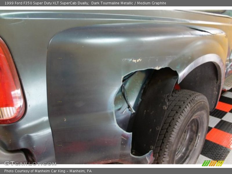 Dark Tourmaline Metallic / Medium Graphite 1999 Ford F350 Super Duty XLT SuperCab Dually