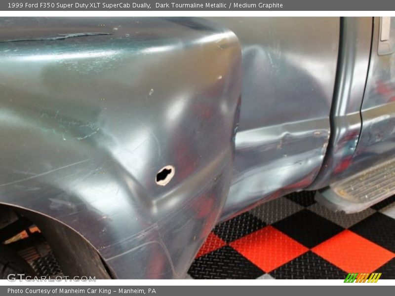 Dark Tourmaline Metallic / Medium Graphite 1999 Ford F350 Super Duty XLT SuperCab Dually
