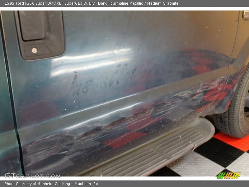 Dark Tourmaline Metallic / Medium Graphite 1999 Ford F350 Super Duty XLT SuperCab Dually