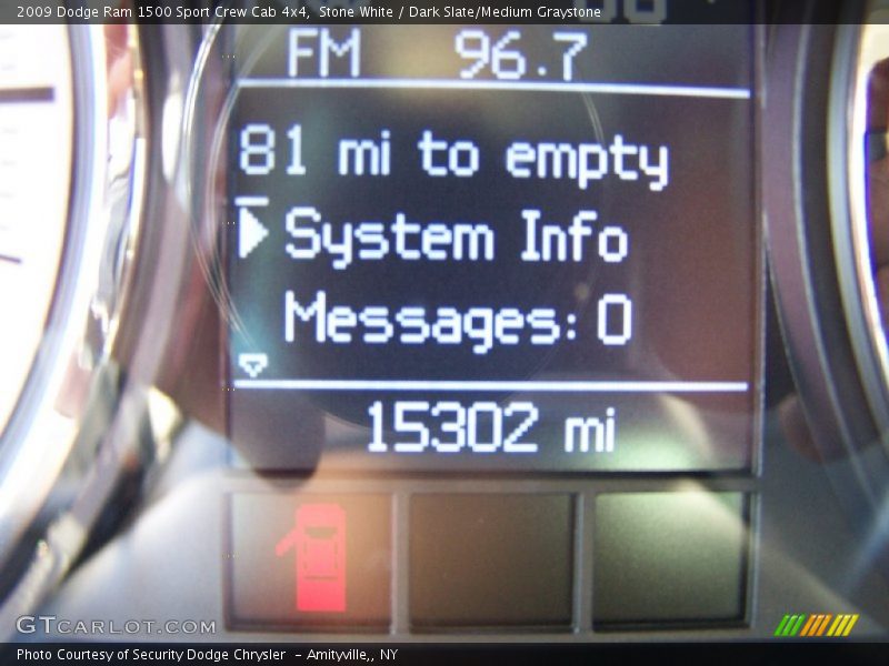 Stone White / Dark Slate/Medium Graystone 2009 Dodge Ram 1500 Sport Crew Cab 4x4