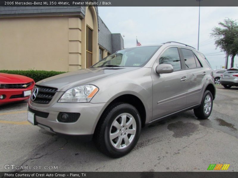 Pewter Metallic / Black 2006 Mercedes-Benz ML 350 4Matic