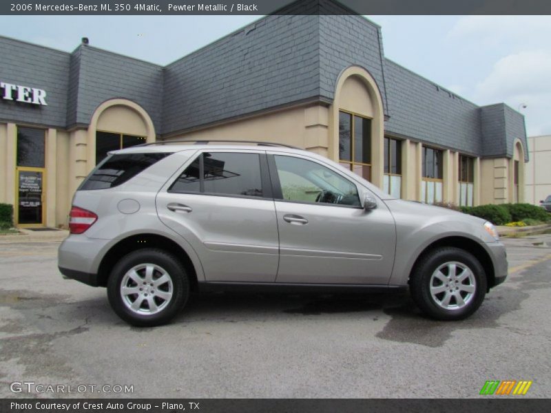 Pewter Metallic / Black 2006 Mercedes-Benz ML 350 4Matic