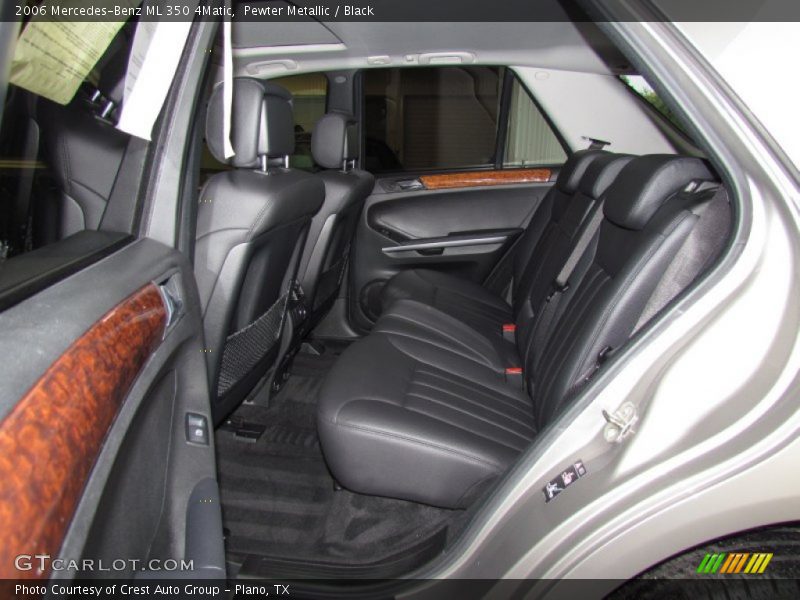 Pewter Metallic / Black 2006 Mercedes-Benz ML 350 4Matic