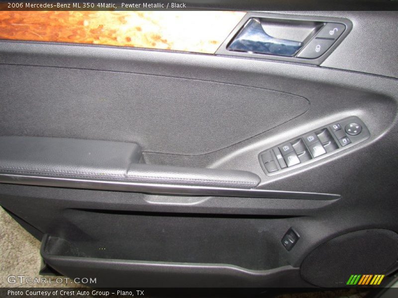 Pewter Metallic / Black 2006 Mercedes-Benz ML 350 4Matic