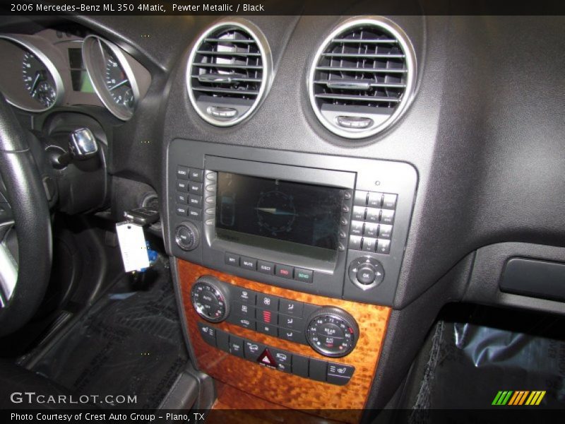 Pewter Metallic / Black 2006 Mercedes-Benz ML 350 4Matic