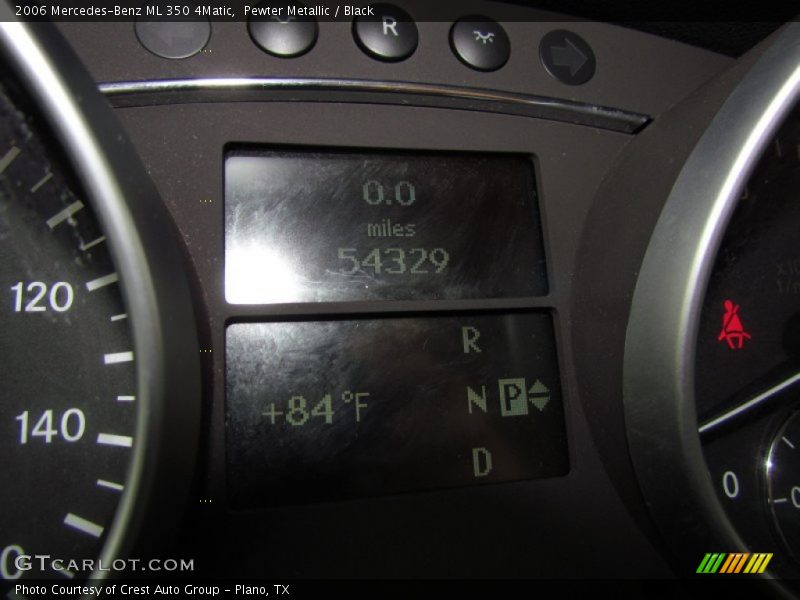 Pewter Metallic / Black 2006 Mercedes-Benz ML 350 4Matic