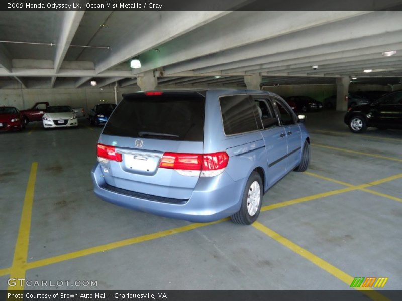 Ocean Mist Metallic / Gray 2009 Honda Odyssey LX