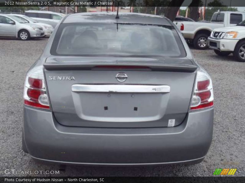 Magnetic Gray Metallic / Charcoal 2012 Nissan Sentra 2.0 S