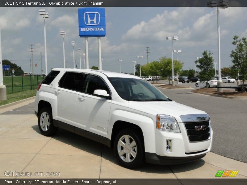 Olympic White / Light Titanium 2011 GMC Terrain SLE