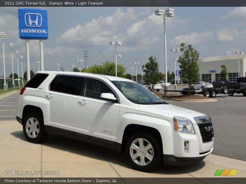 Olympic White / Light Titanium 2011 GMC Terrain SLE