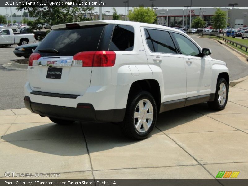Olympic White / Light Titanium 2011 GMC Terrain SLE