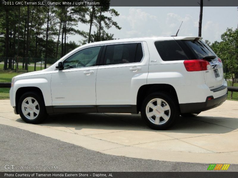 Olympic White / Light Titanium 2011 GMC Terrain SLE