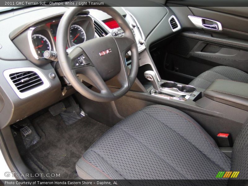 Olympic White / Light Titanium 2011 GMC Terrain SLE