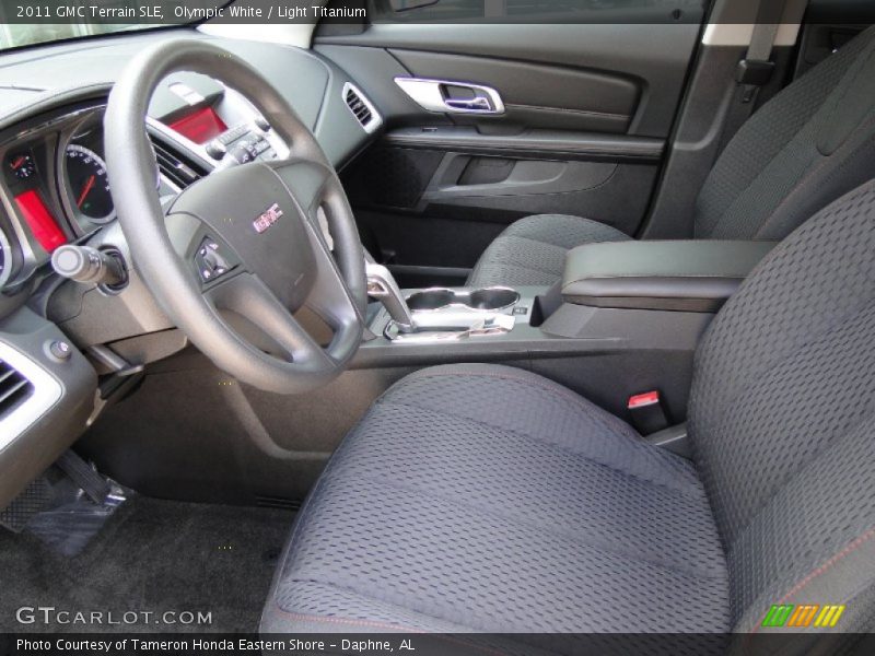 Olympic White / Light Titanium 2011 GMC Terrain SLE