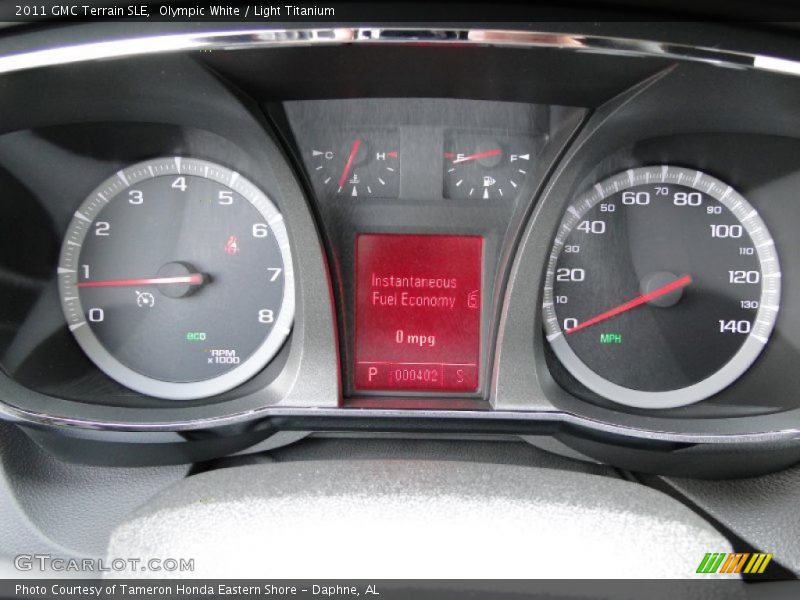 Olympic White / Light Titanium 2011 GMC Terrain SLE