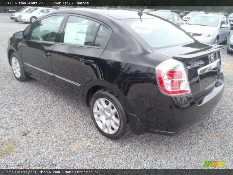 Super Black / Charcoal 2012 Nissan Sentra 2.0 S