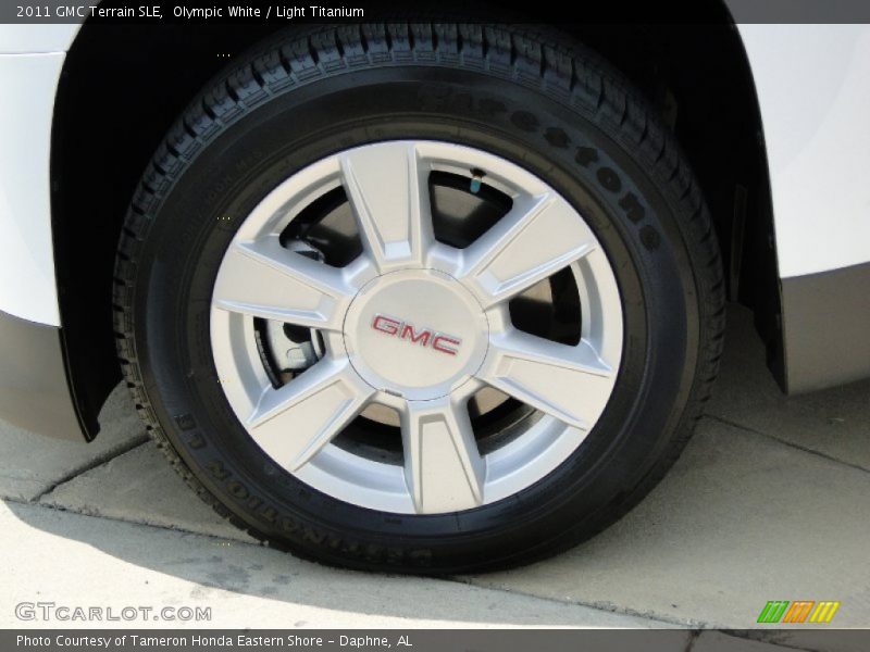 Olympic White / Light Titanium 2011 GMC Terrain SLE