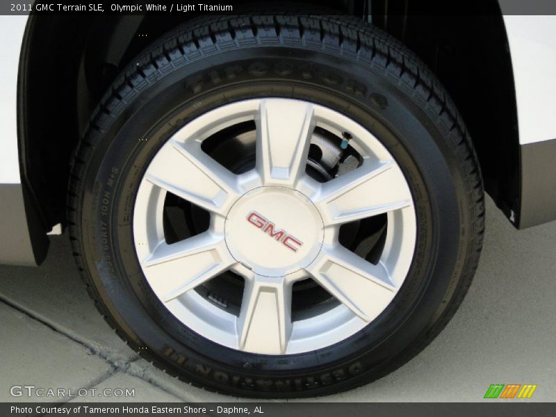 Olympic White / Light Titanium 2011 GMC Terrain SLE