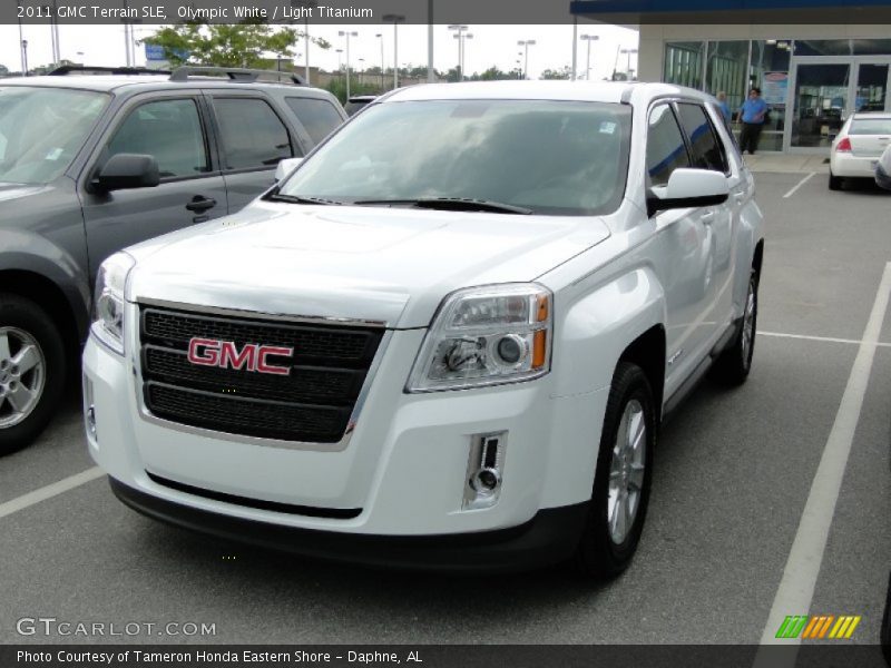 Olympic White / Light Titanium 2011 GMC Terrain SLE
