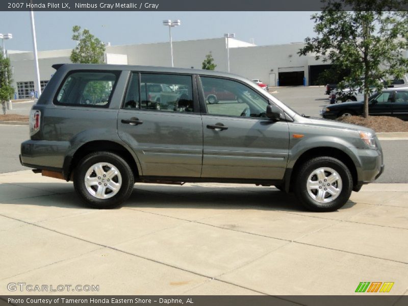 Nimbus Gray Metallic / Gray 2007 Honda Pilot LX