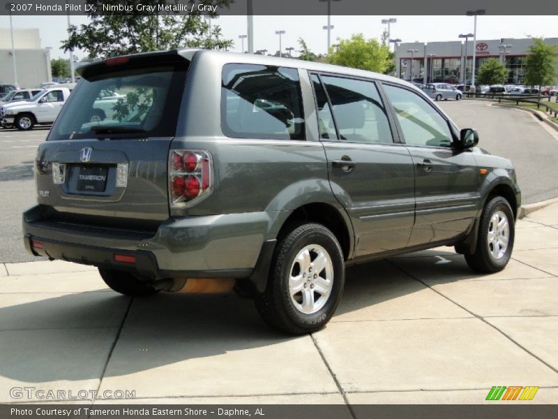 Nimbus Gray Metallic / Gray 2007 Honda Pilot LX