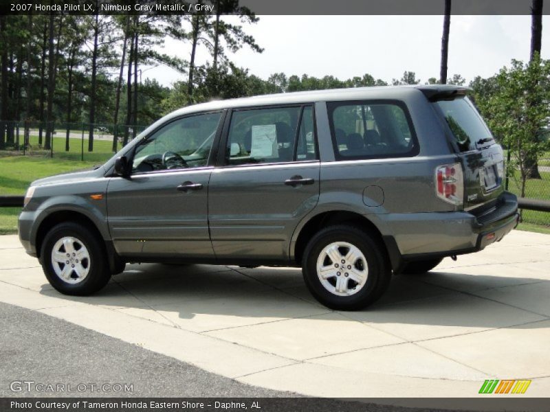 Nimbus Gray Metallic / Gray 2007 Honda Pilot LX