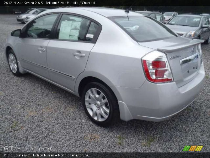 Brilliant Silver Metallic / Charcoal 2012 Nissan Sentra 2.0 S