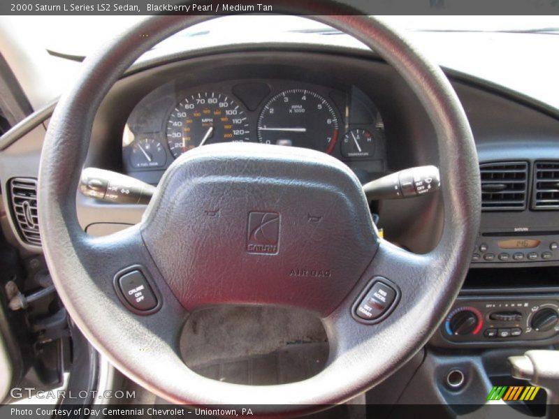 Blackberry Pearl / Medium Tan 2000 Saturn L Series LS2 Sedan