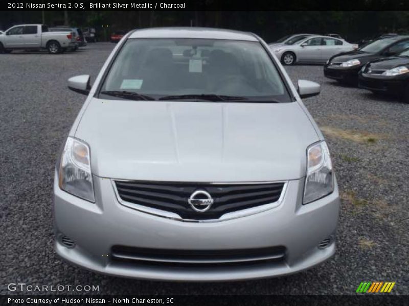 Brilliant Silver Metallic / Charcoal 2012 Nissan Sentra 2.0 S
