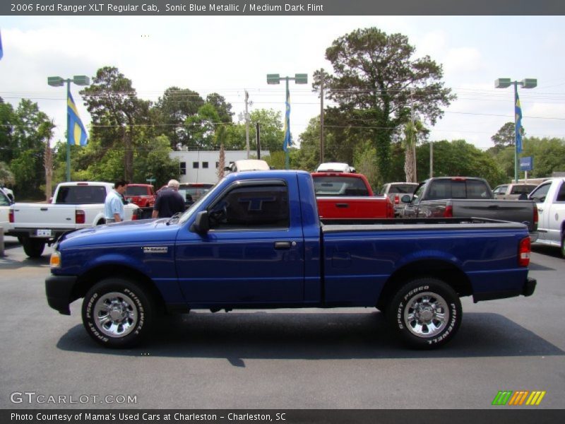 Sonic Blue Metallic / Medium Dark Flint 2006 Ford Ranger XLT Regular Cab