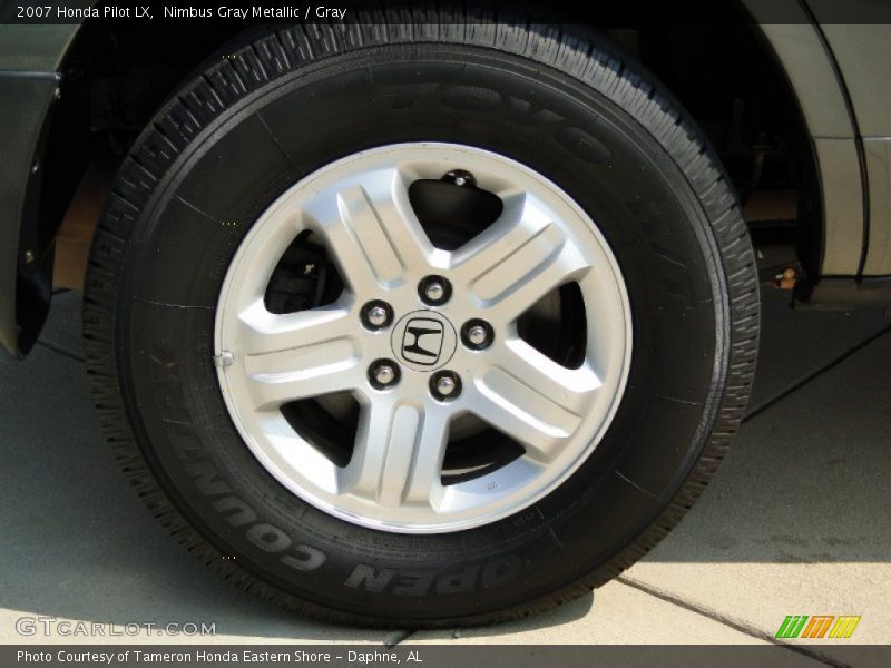 Nimbus Gray Metallic / Gray 2007 Honda Pilot LX