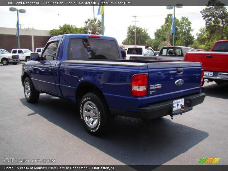 Sonic Blue Metallic / Medium Dark Flint 2006 Ford Ranger XLT Regular Cab