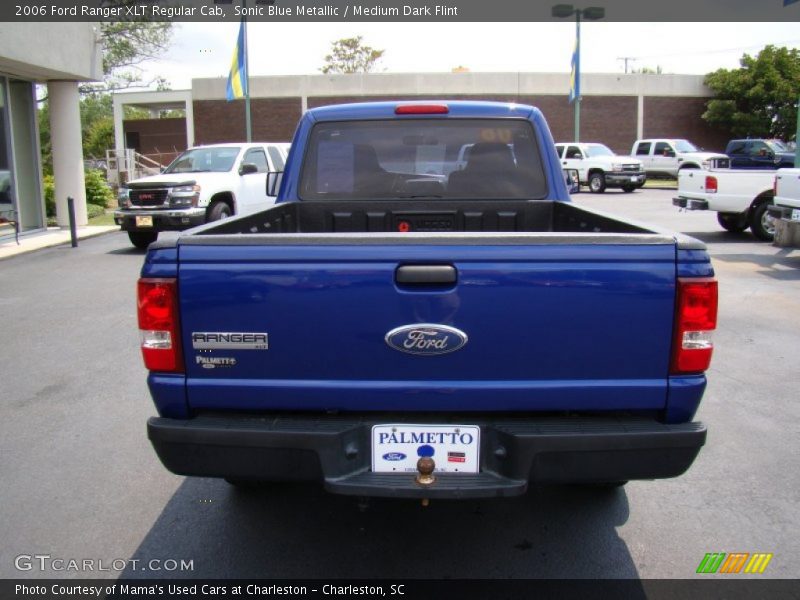 Sonic Blue Metallic / Medium Dark Flint 2006 Ford Ranger XLT Regular Cab