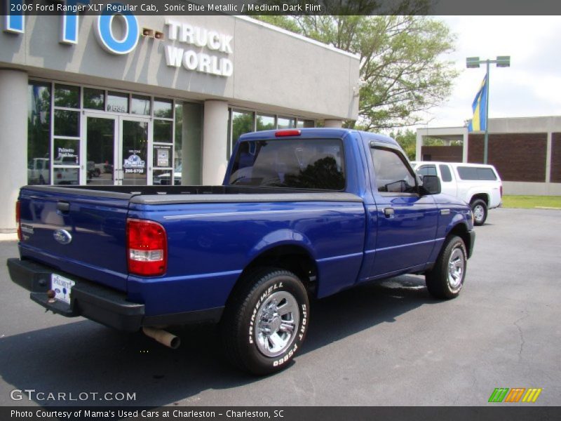 Sonic Blue Metallic / Medium Dark Flint 2006 Ford Ranger XLT Regular Cab